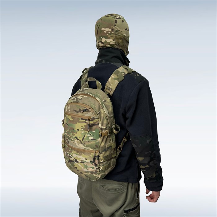 Рюкзак AVSBR1000 с MOLLE – вид спереди и боковой профиль